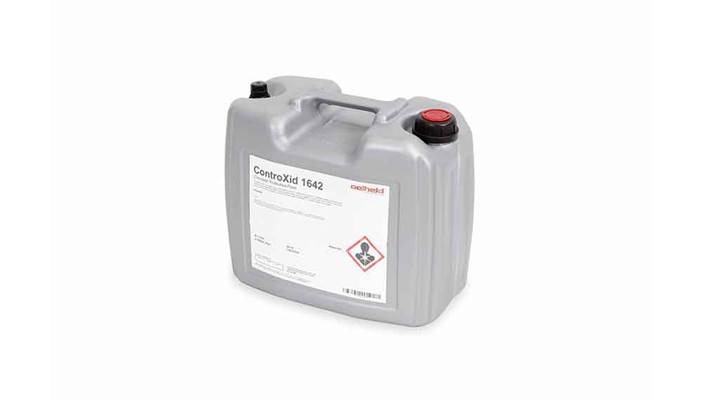 Tecnosystem suministra aceites refrigerantes Oelheld ControXid 1642 para refritgeración del husillo. Aceites refrigerantes  anticorrosivos para corte y mecanizado de metales 
