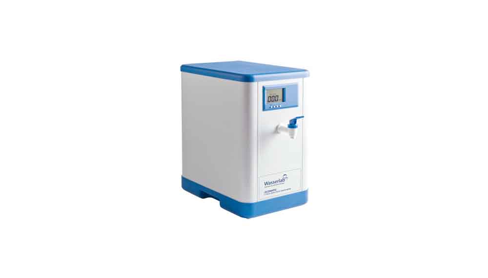 Tecnosystem suministra equipos de purificación de agua ECOMATIC de Wasserlab. El Ecomatic proporciona Agua Tipo II (Grado Analítico) y Agua Osmotizada de especificaciones ASTM D1193 e ISO 3696
